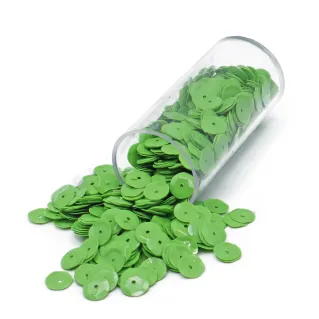 Sequins with hole for applications Opache verde prato-g230