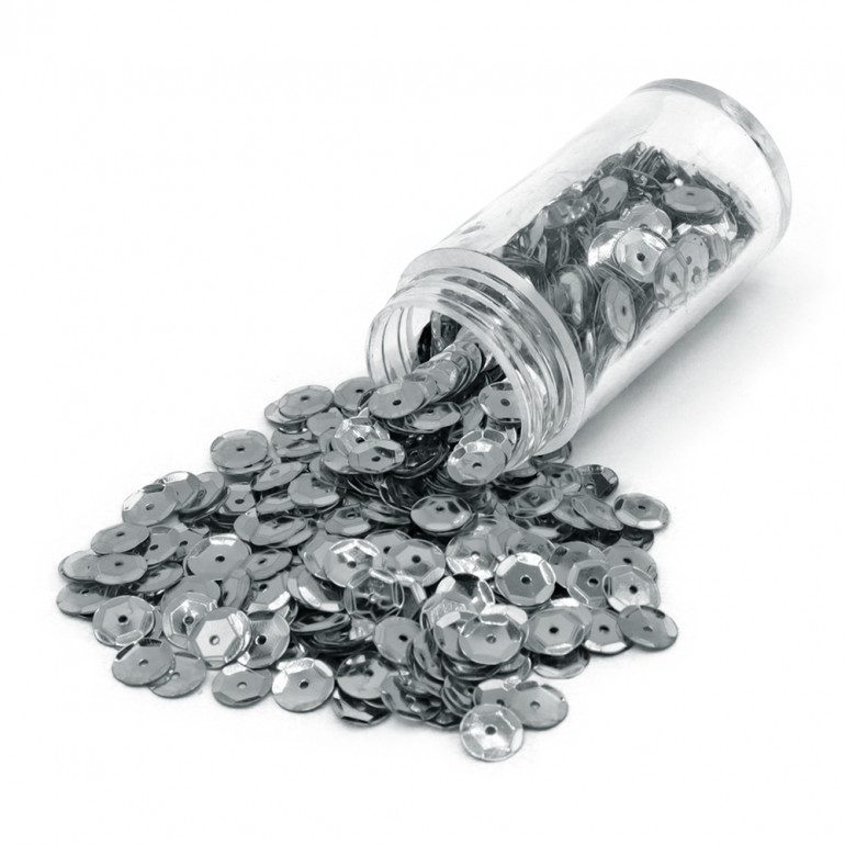 Paillettes Classic Argento-h801