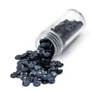 Sequins with hole for applications Classic canna di fucile-h802