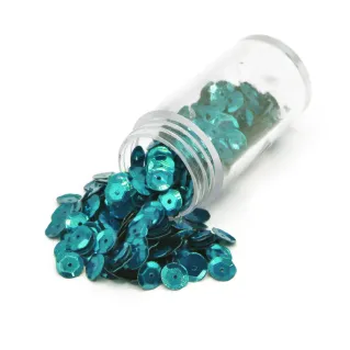 Sequins with hole for applications Classic turchese-h817