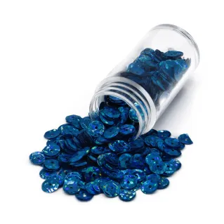 Paillettes lustrini avec trou pour applications Lux blu-g702
