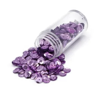 Sequins with hole for applications Lux lilla-h815