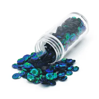 Pailletes brillantes con agujero para aplicaciones Lux smeraldo-j930