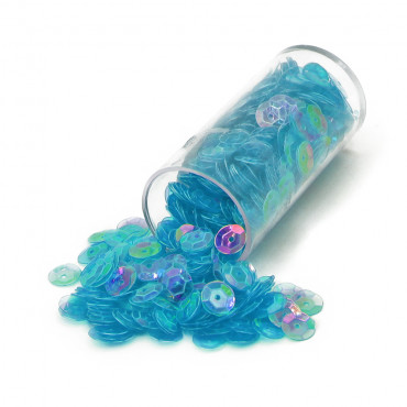 Sequins-Transp-Sky blue-e510
