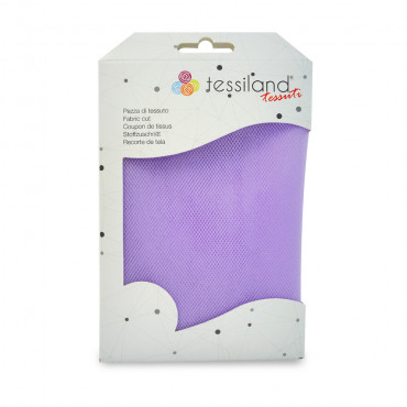 Tessuto tulle per cucito creativo e decorazioni Lilla