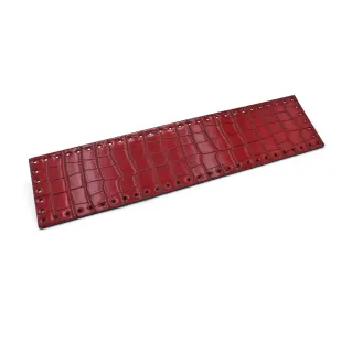 Eco-leather Tile 7x28cm for Bags and Patchwork Made in Italy Red