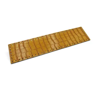 Eco-leather Tile 7x28cm for Bags and Patchwork Made in Italy Senape