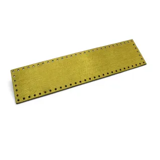 Eco-leather Tile 7x28cm for Bags and Patchwork Made in Italy Citron