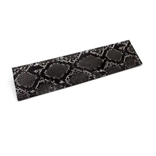 Eco-leather Tile 7x28cm for Bags and Patchwork Made in Italy Antracite
