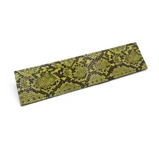 Eco-leather Tile 7x28cm for Bags and Patchwork Made in Italy Lime