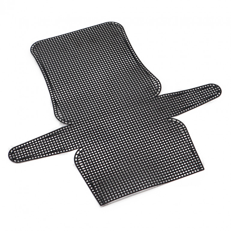 Rete Sagomata Nera 53x50 cm per pochette fai-da-te | Tessiland