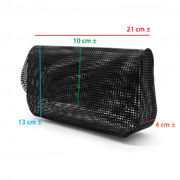 Crea accessori unici con il Canvas Nero Sagomato 45x41 cm | Tessiland