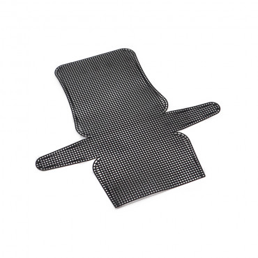 Black Shaped Canvas Mesh 35x33 cm for DIY accessories | Tessiland