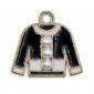 Chanellina Pendant with Pearls, enamelled cardigan | Tessiland