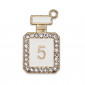 Pendentif CocoN5 parfum avec strass | Tessiland