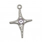 Pendentif croix Polar avec strass | Tessiland