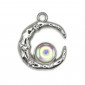 Prue Moon Pendant with Rhinestones | Tessiland
