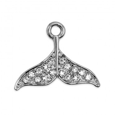Taillux Argent, Pendentif en métal avec Strass | Tessiland