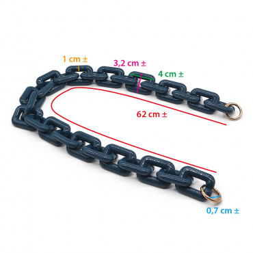 Tracolla Resina Glasgow Ottanio