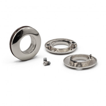 Grommets or Sails Silver with Screws, Ideal for Crochet Bags | Tessiland