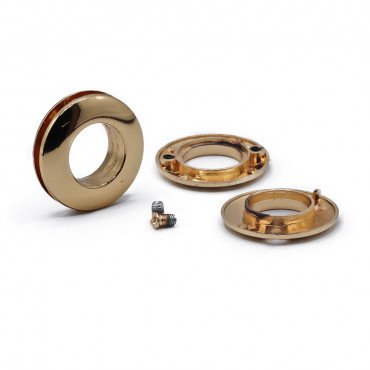 Grommets or Sails Gold with Screws, Ideal for Crochet Bags | Tessiland