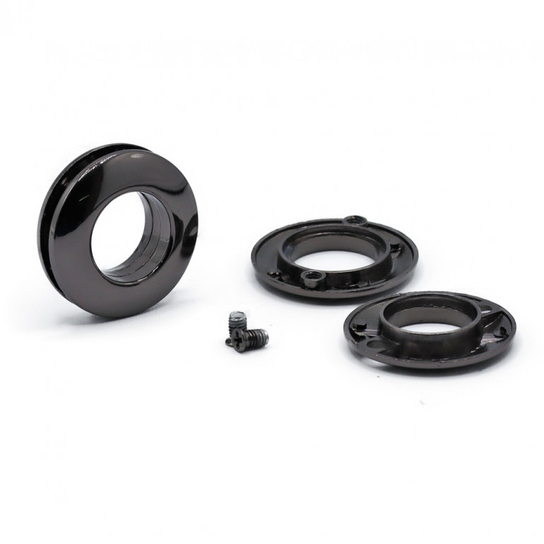 Grommets or Sails Black with Screws, Ideal for Crochet Bags | Tessiland