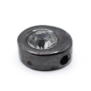 Colgante Big Eye sin níquel para bisutería hecha en Italia Rutenio