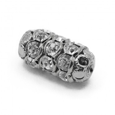 Pendente Cilindro Argento 11 mm | Tessiland