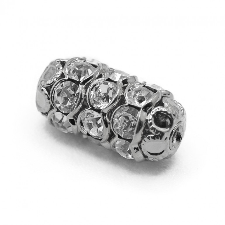 Pendente Cilindro Argento 11 mm | Tessiland