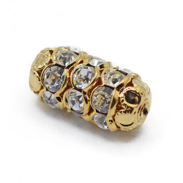 Pendente Cilindro Oro 11 mm | Tessiland