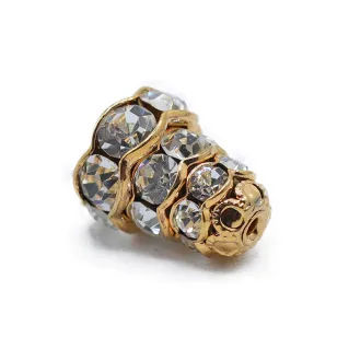 Cleopatra Cone Pendant Nickel Free with Crystals Made in Italy Oro