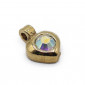 Gold Crystal Heart Charm | Tessiland