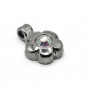 Pendentif Fleur Cristal Rhodium | Tessiland