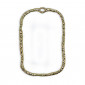 Itza Gold Pendant, crafted rectangular pendant | Tessiland