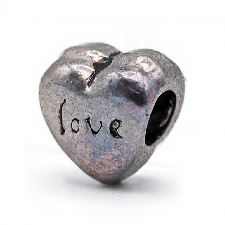 Charms Argento Cuore Love