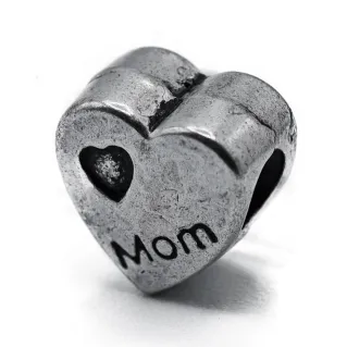 Charm Corazón Mamá Plata | Tessiland