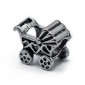 Charm de Carrito de Bebé de Plata | Tessiland