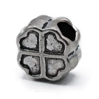 Charm Trèfle Chanceux Argent | Tessiland