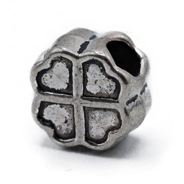 Charms Argento Quadrifoglio Lucky