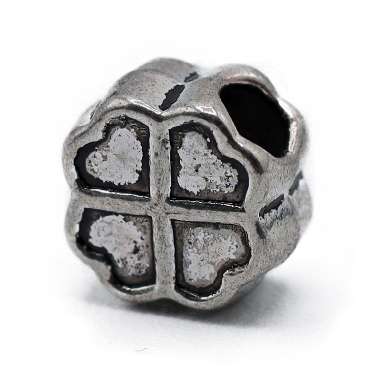 Charms Argento Quadrifoglio Lucky