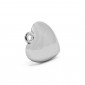 Ciondolo Cuore Classic Argento Small, resina | Tessiland