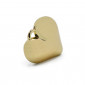 Ciondolo Cuore Elegante Oro Small, cuore dorato | Tessiland