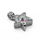 Rhodium Crystal Star Charm | Tessiland