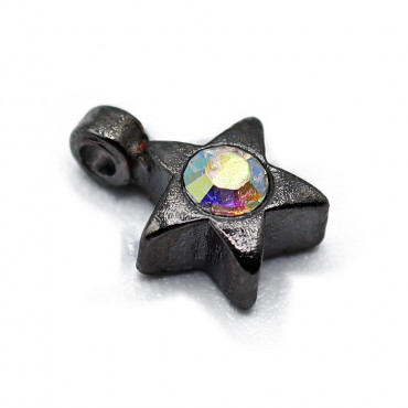 Pendentif étoile Cristal Ruthénium | Tessiland