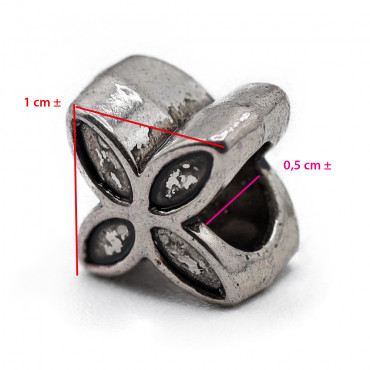 Charms Argento Fiore