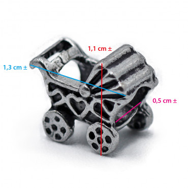 Charms Argento Passeggino