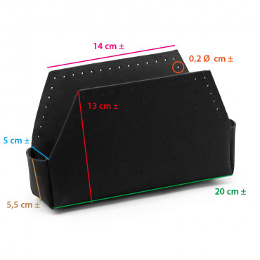 Coque Zeta 20 cm pour soutenir sacs et pochettes | Tessiland