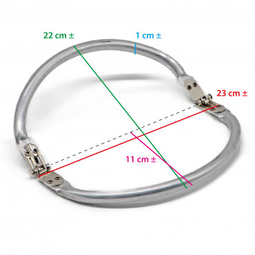 Chiusura a Molla Arco 23x11 cm | Tessiland