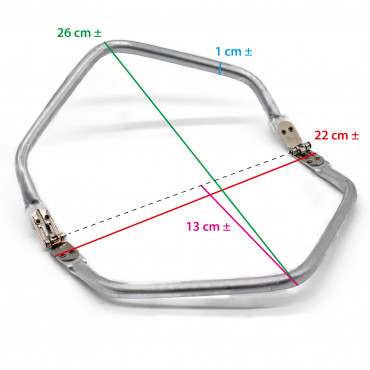 Purse Frame Delta 22x13 cm | Tessiland