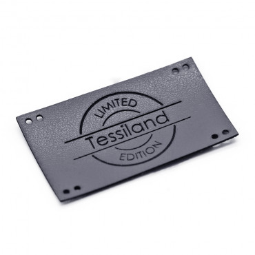 Etiquetas Personalizadas limited maxy polipiel gris